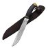 Нож Пластунский, сталь 65Х13, граб, латунь